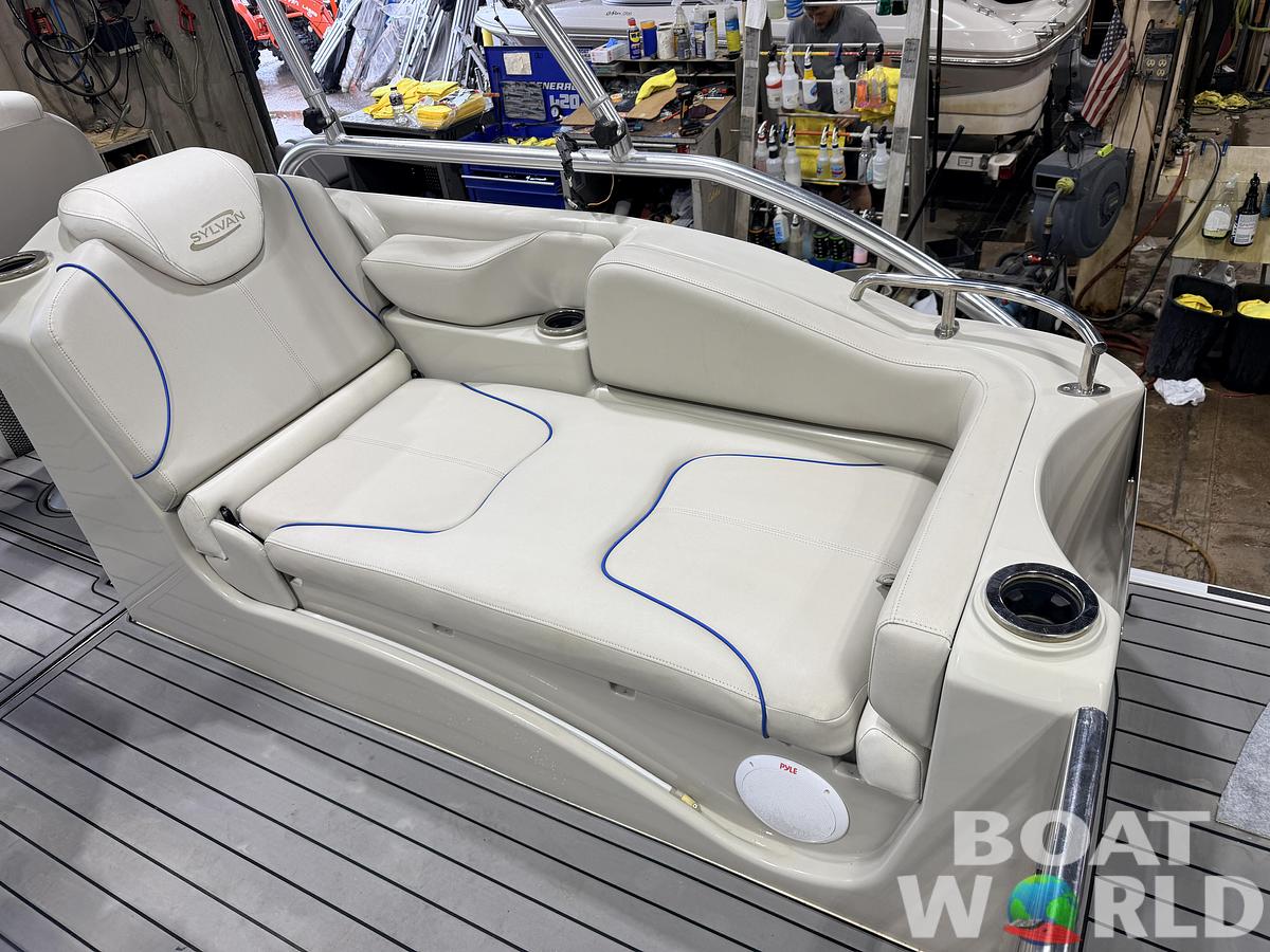 Used 2017 Sylvan S3 Rear Lounge with Sport Tower & 150HP Yamaha SHO VMAX - $39,995