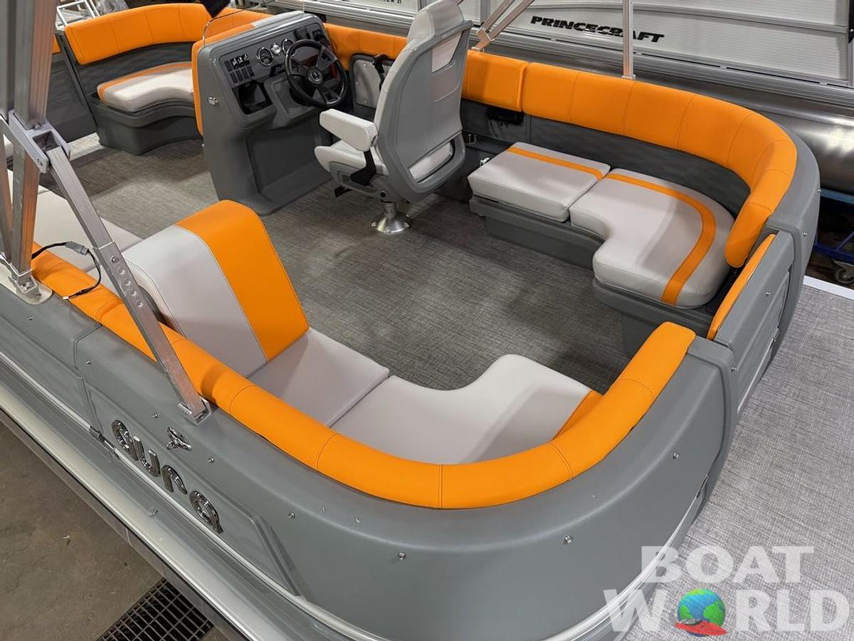 2025 Tahoe Pontoons Aura 2185 Quad Lounge & 90HP 4-Stroke EFI
