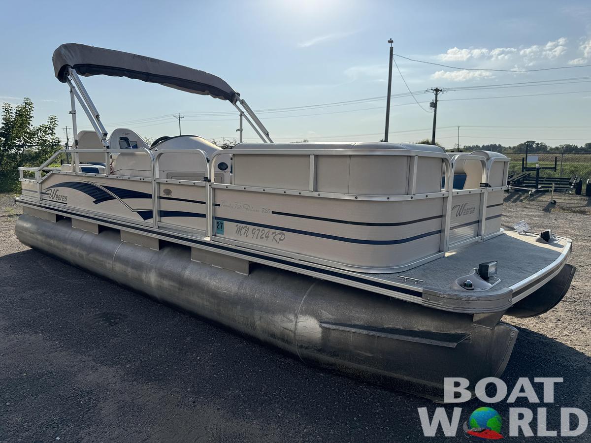 Used 2009 Weeres Family Fish Deluxe 220 Pontoon