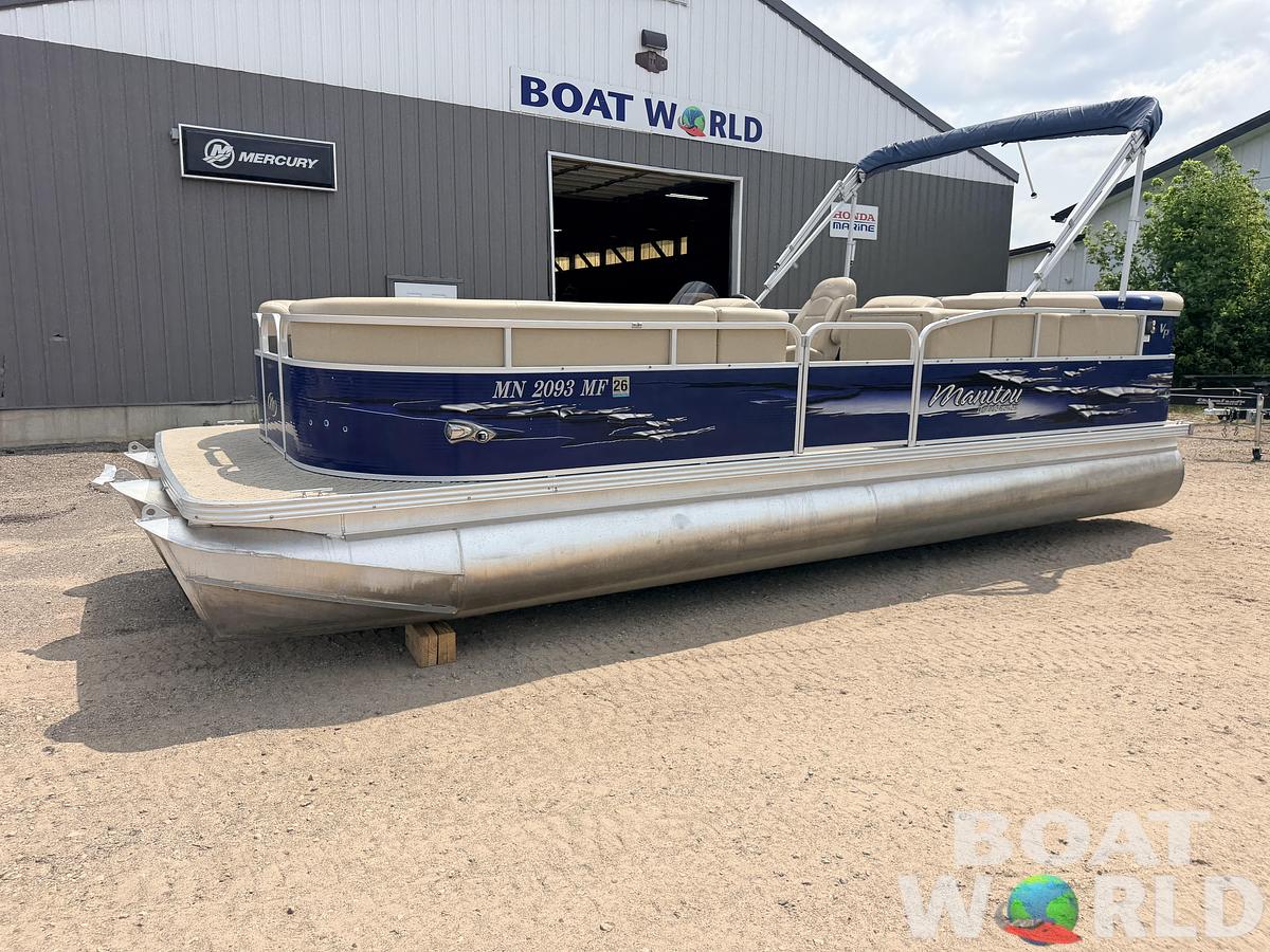 Used 2013 Manitou 220 Xplode VP Tritoon & 150HP Yamaha 4Stroke -$29,995