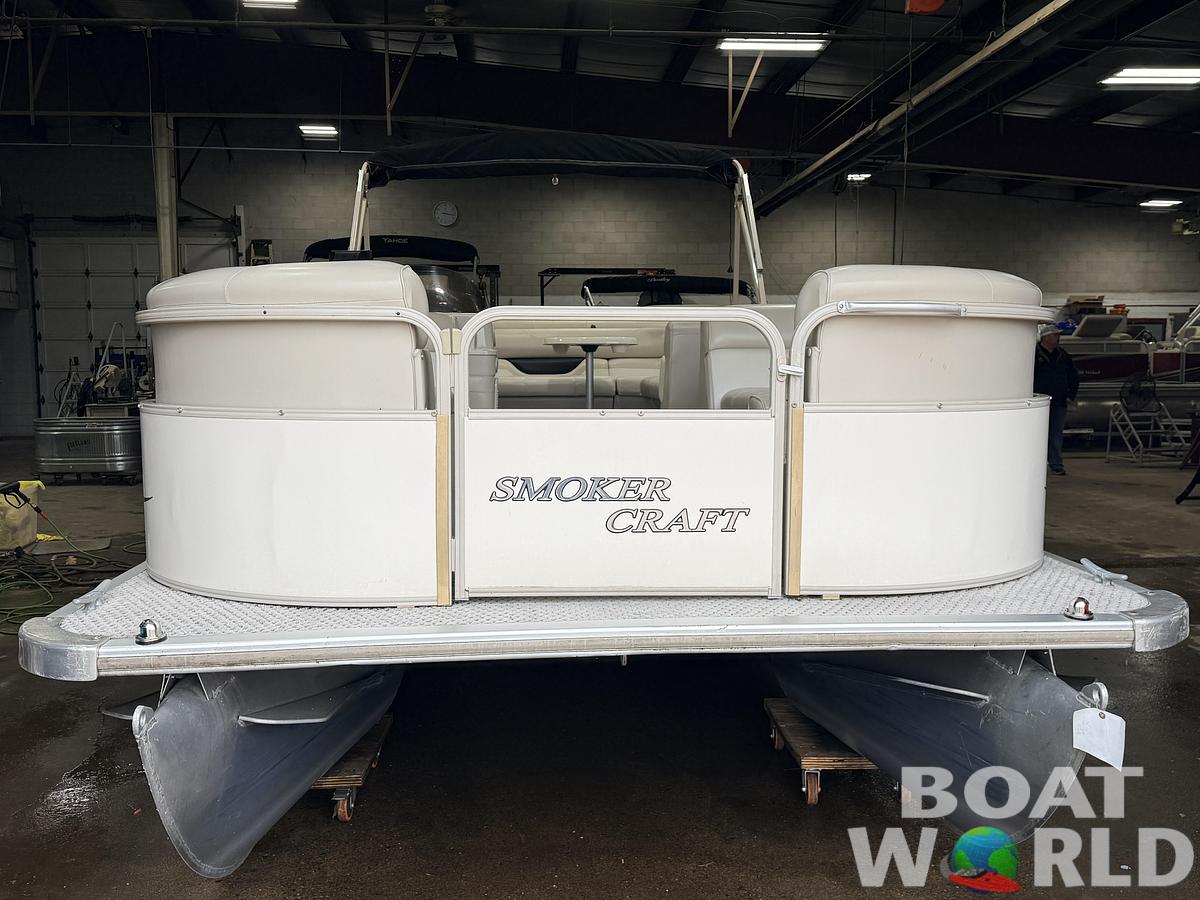 Used 2006 SmokerCraft 8522 Cruise Pontoon & 60HP Yamaha 4-Stroke - $14,995