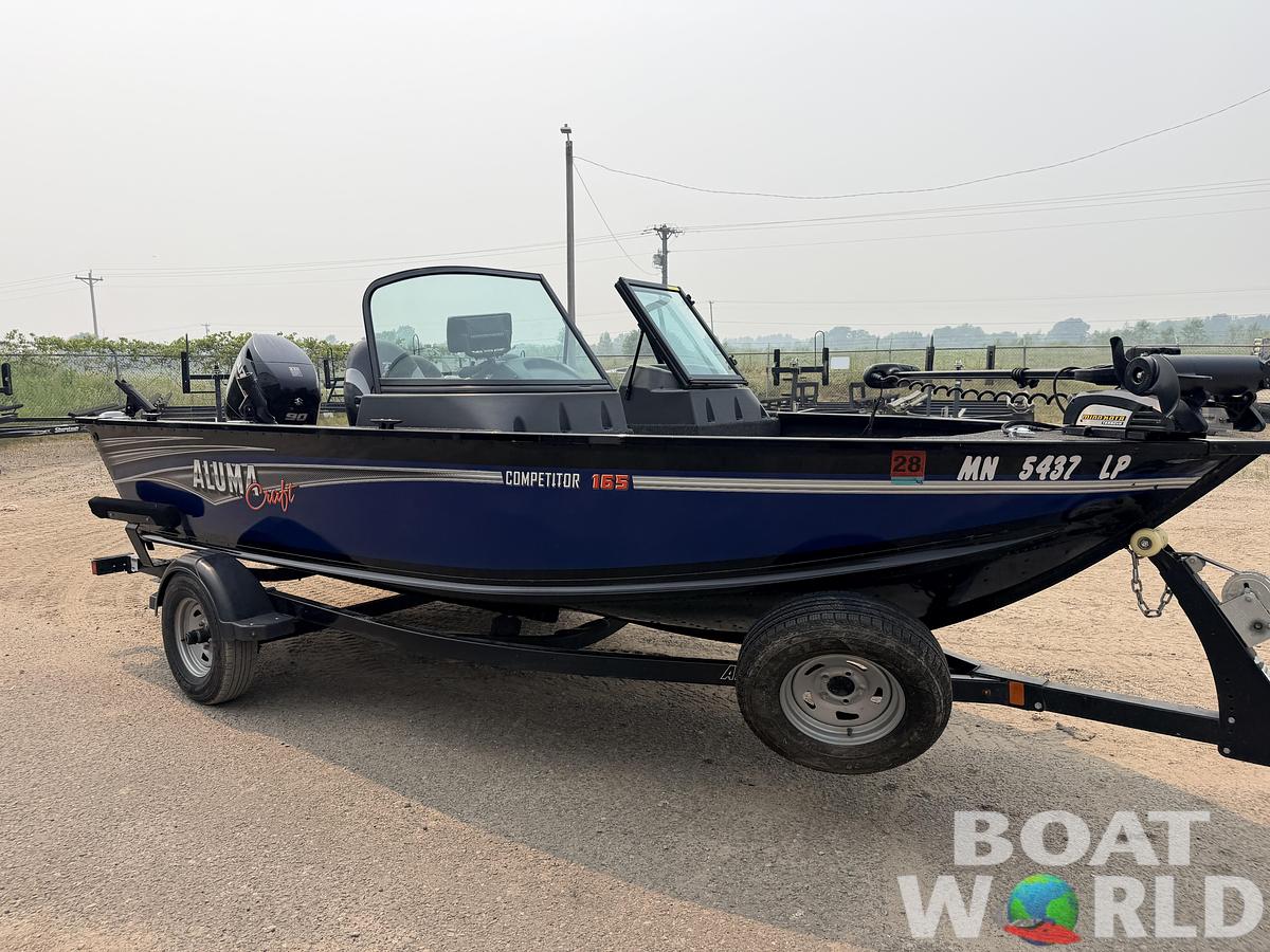 Used 2017 Alumacraft Competitor 165 Sport & 90HP Suzuki 4Stroke -$24,995