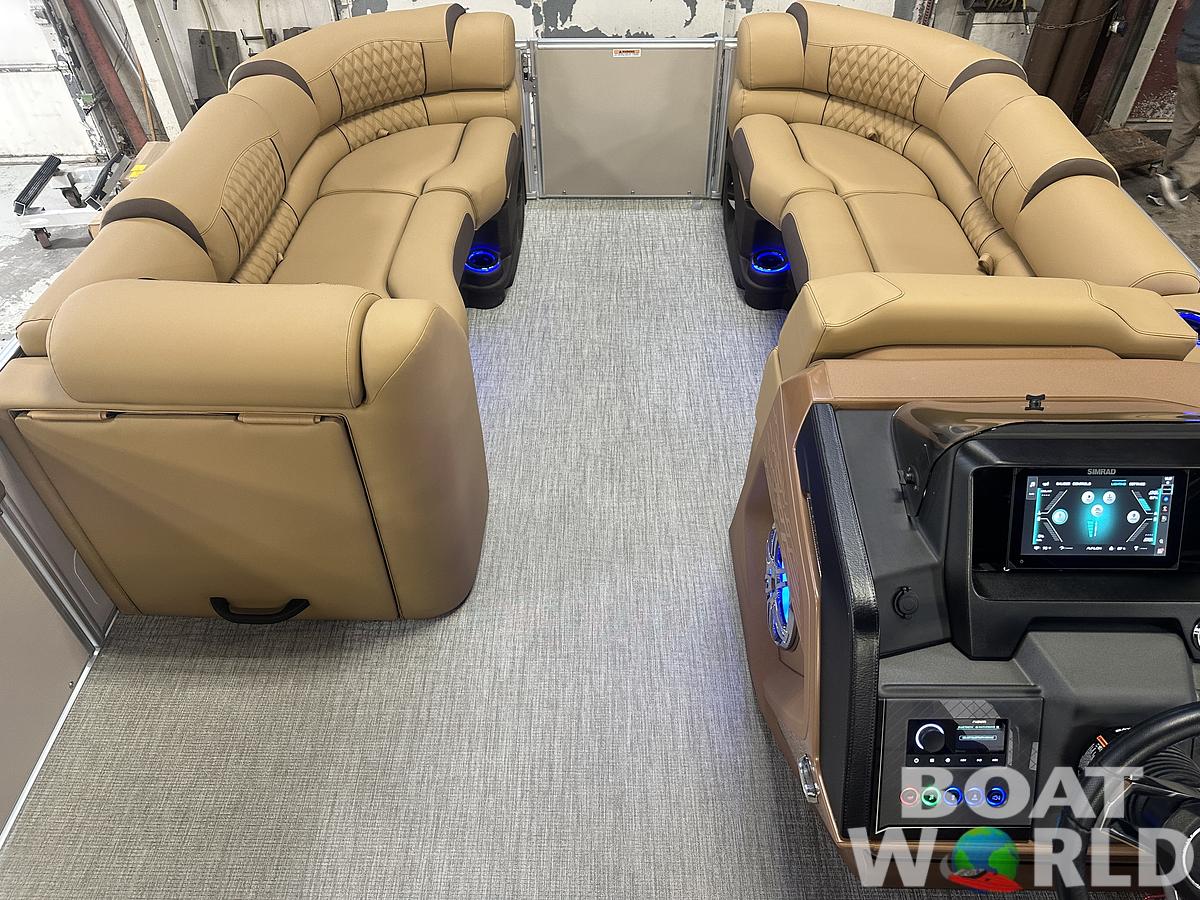 2025 Tahoe Pontoons Cascade 2385 Quad Lounge & Honda 4-Stroke EFI