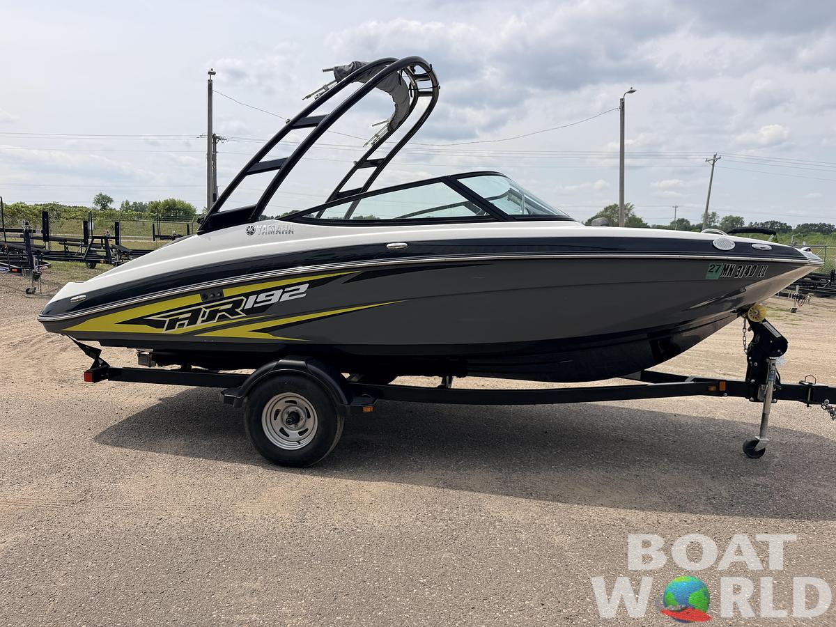 Used 2016 Yamaha AR192 Jet Boat 210HP Supercharged 1.8L & Single Axle Trailer -$29,995