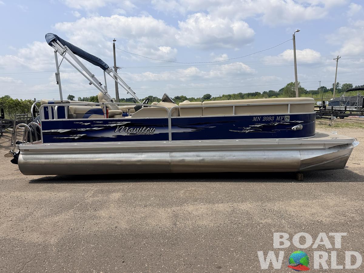 Used 2013 Manitou 220 Xplode VP Tritoon & 150HP Yamaha 4Stroke -$29,995