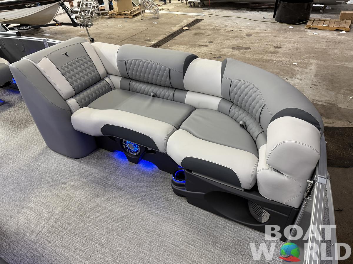 2025 Tahoe Pontoons Cascade 2385 Quad Lounge Tritoon & Honda 4-Stroke EFI