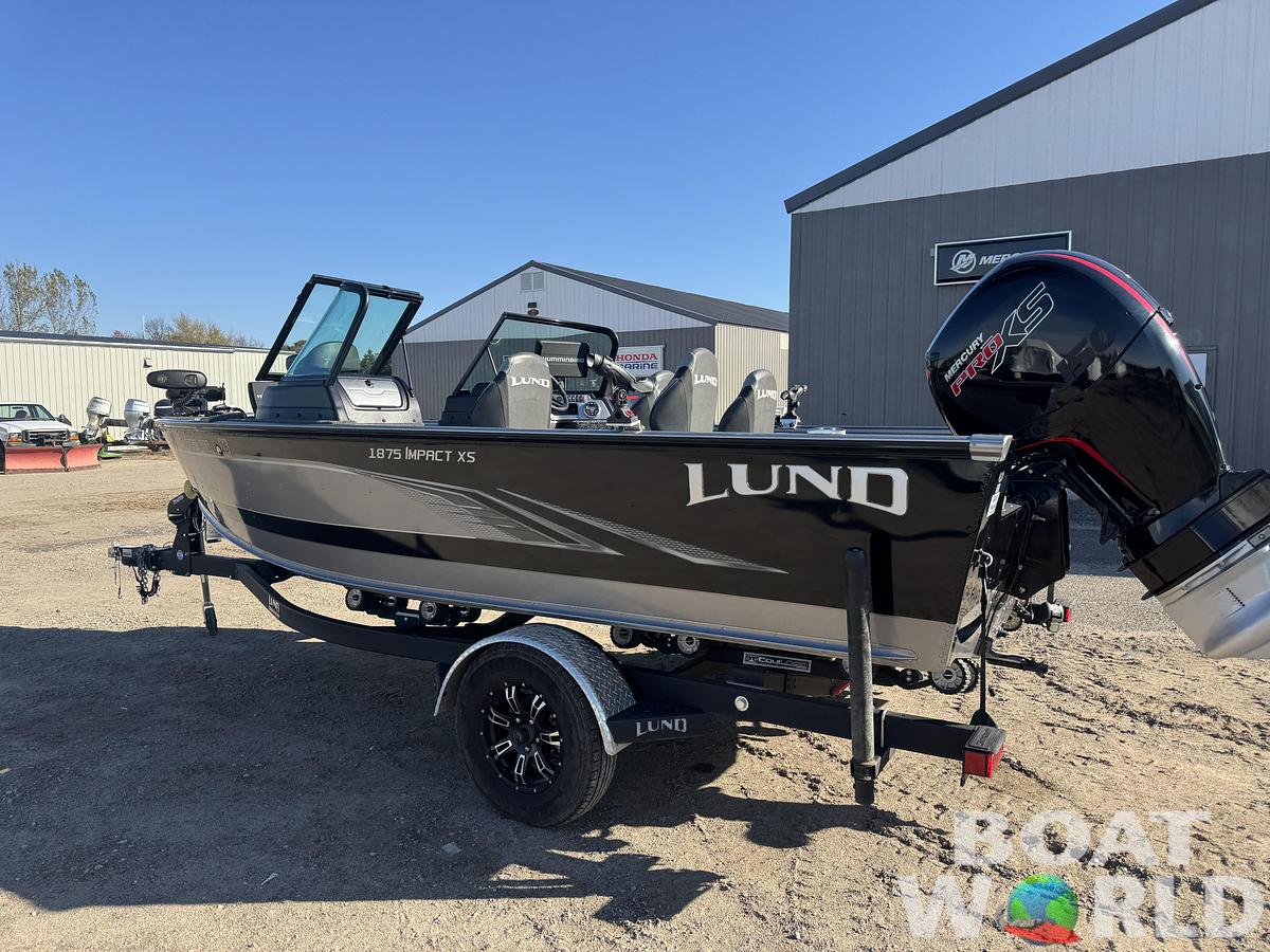 Used 2021 Lund 1875 Impact XS with 150HP Mercury Pro XS Fourstroke EFI