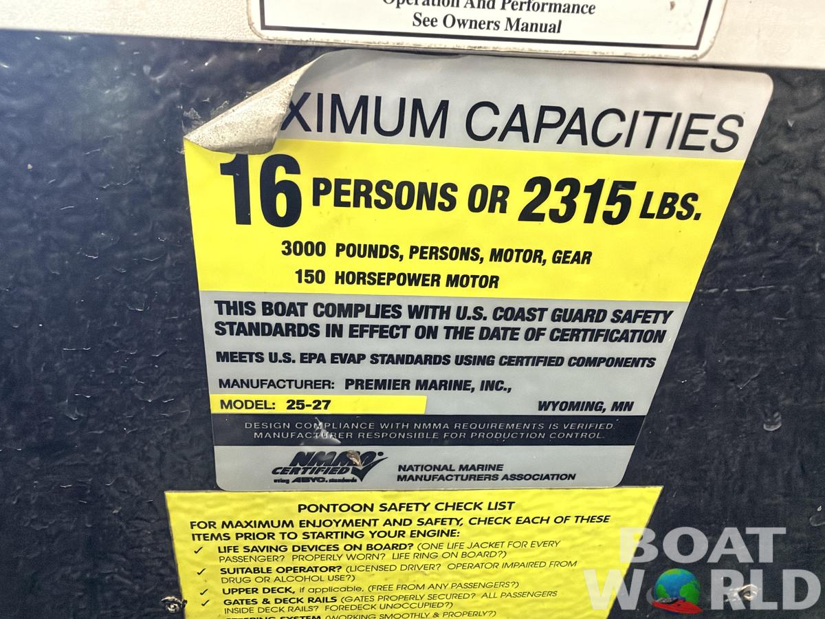 Used 2012 Premier 250 Intrigue & 140HP Suzuki 4Stroke -$21,995