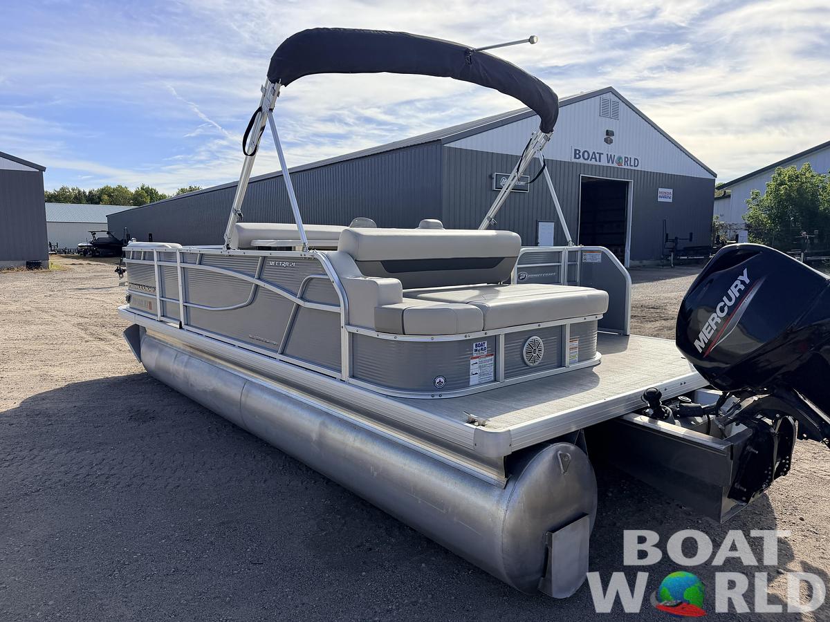 Used 2020 Princecraft Vectra 21 Rear Lounge Dinette Pontoon & 60HP Mercury 4Stroke -$24,995
