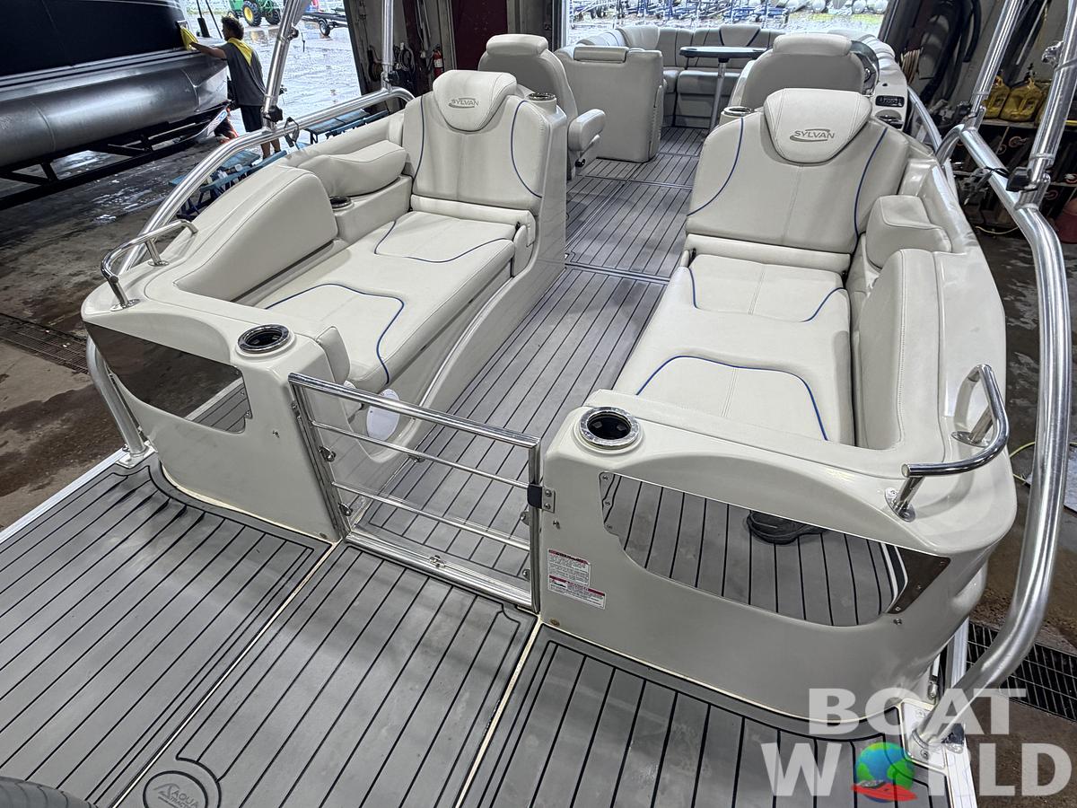 Used 2017 Sylvan S3 Rear Lounge with Sport Tower & 150HP Yamaha SHO VMAX - $39,995