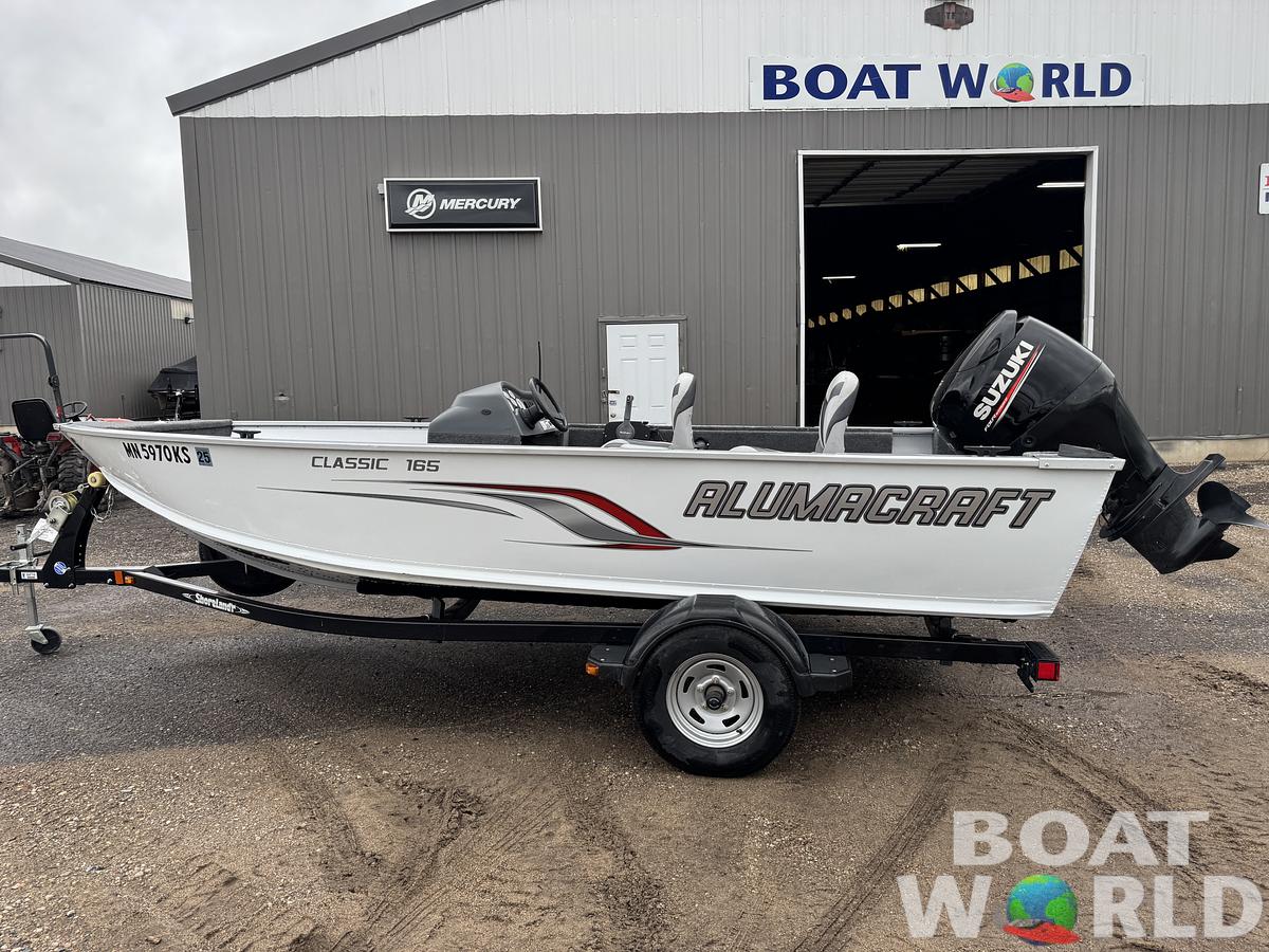 Used 2011 Alumacraft  Classic 165 with 70HP Suzuki Fourstroke EFI