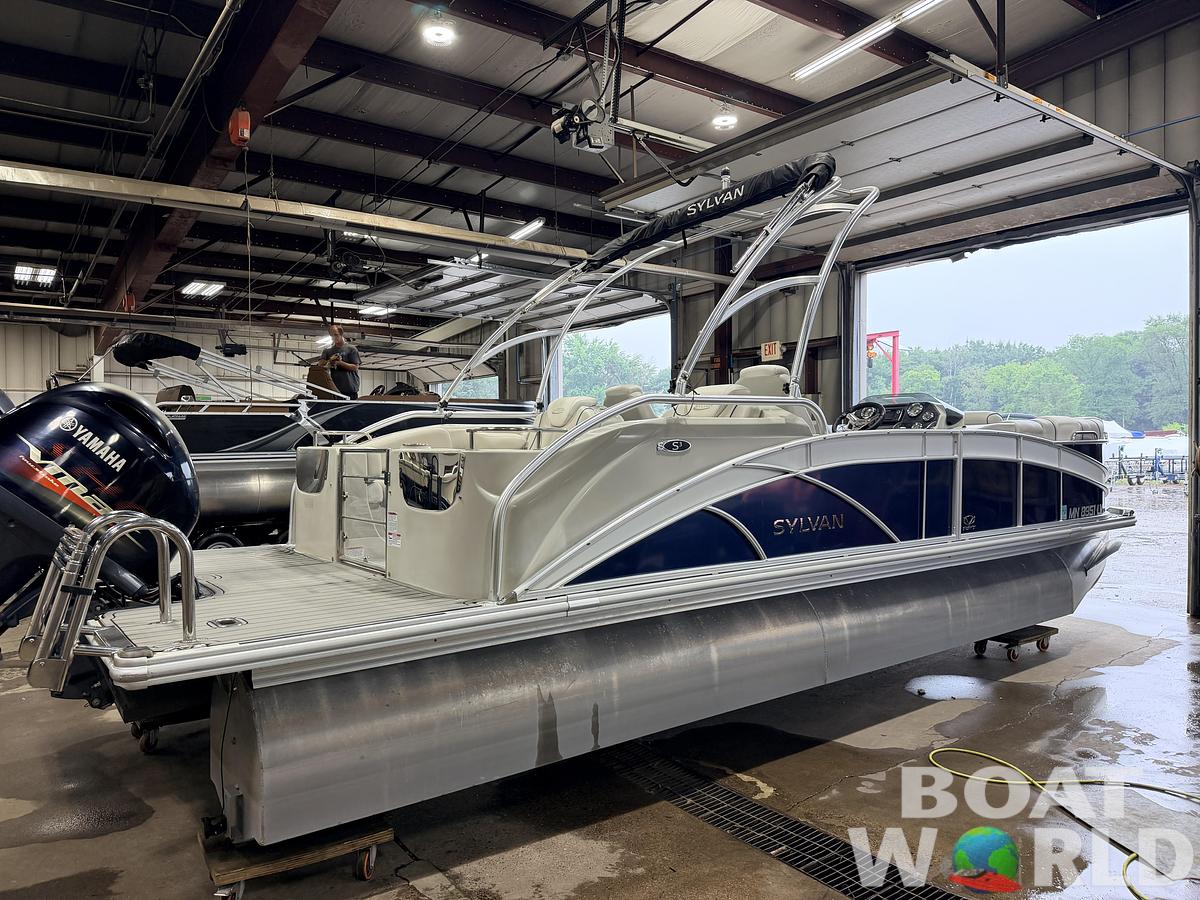 Used 2017 Sylvan S3 Rear Lounge with Sport Tower & 150HP Yamaha SHO VMAX - $39,995