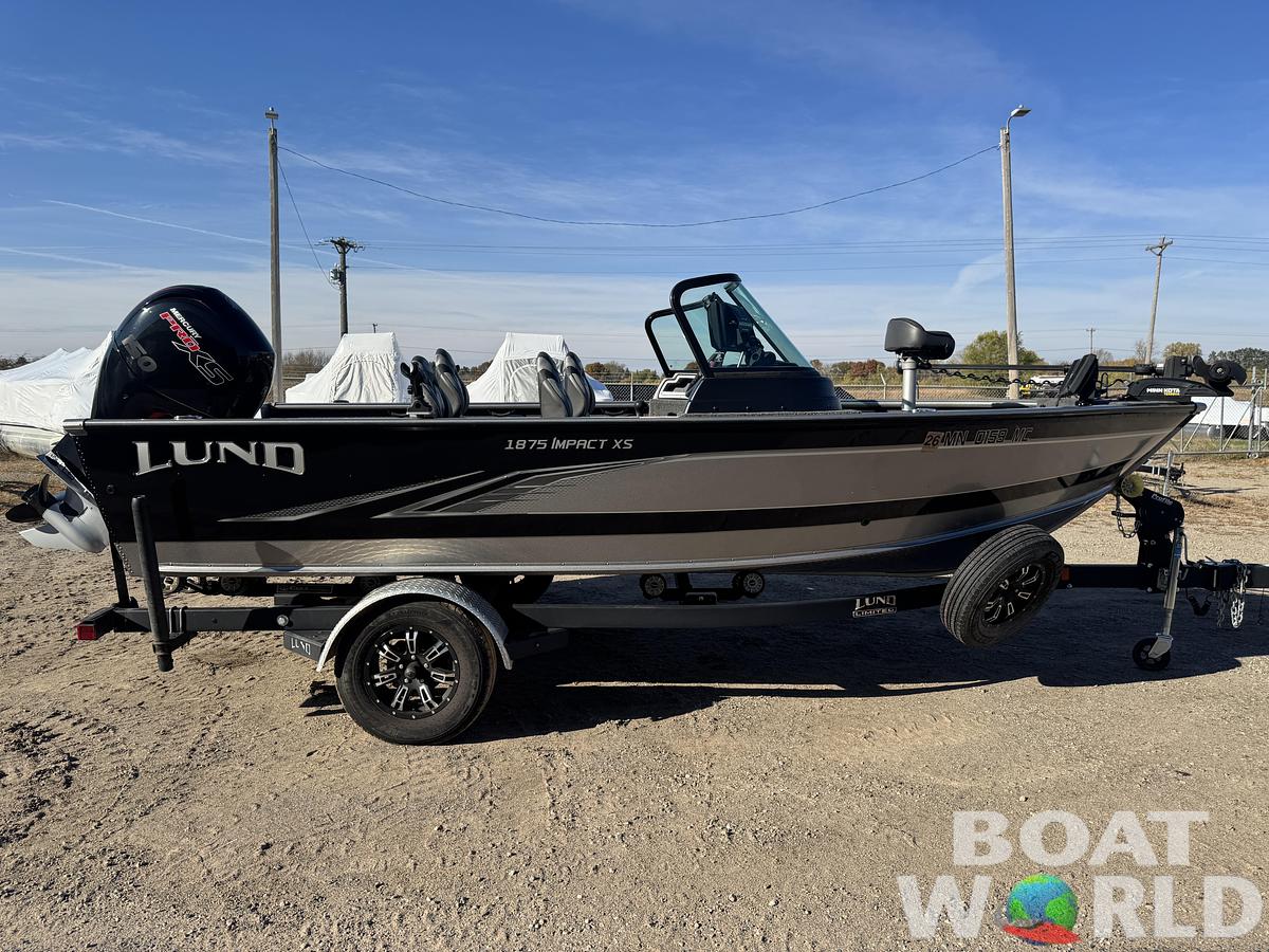 Used 2021 Lund 1875 Impact XS with 150HP Mercury Pro XS Fourstroke EFI
