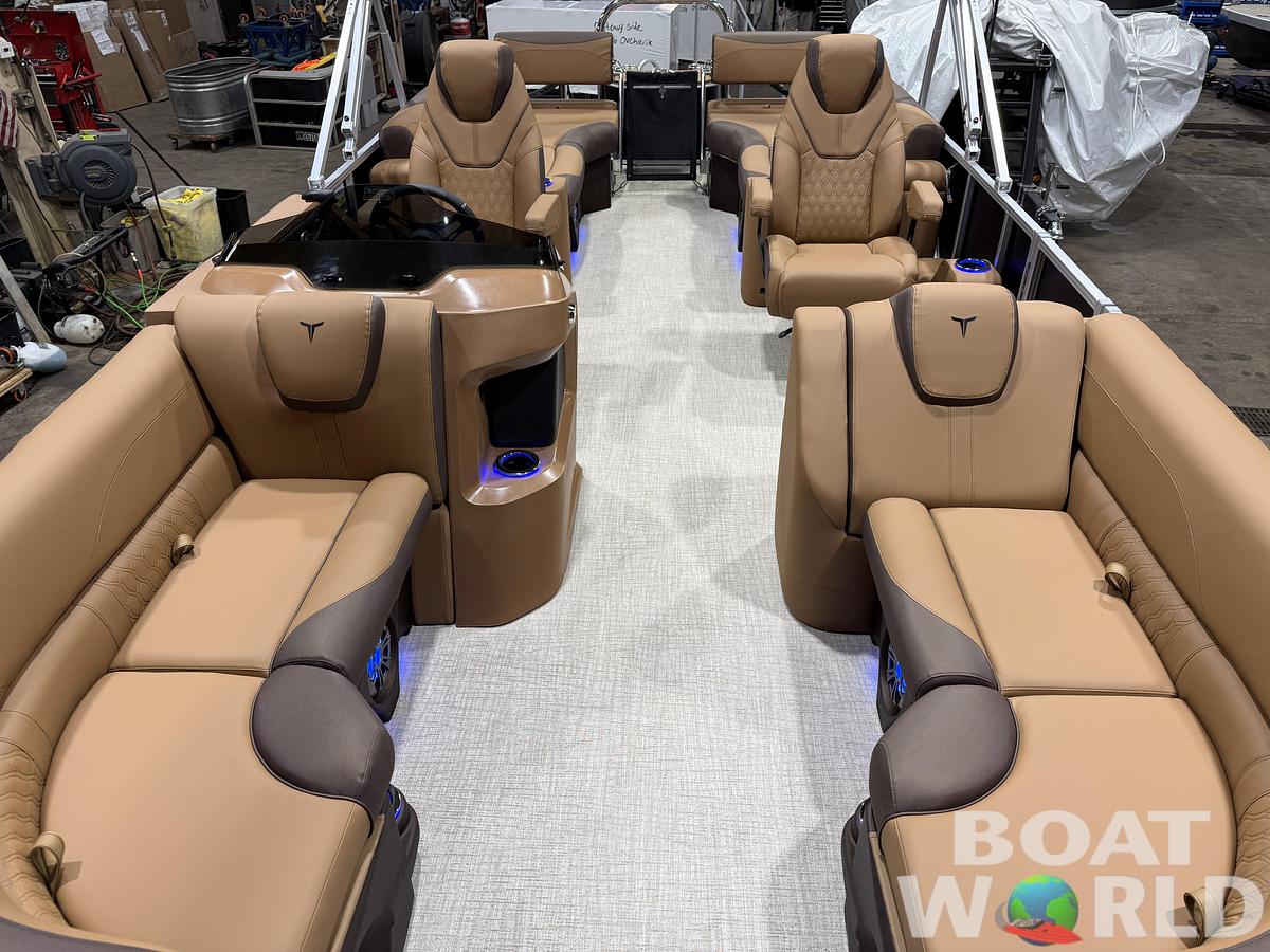 2026 Tahoe Pontoons LTZ 2385 Quad Lounge Shift SS Tritoon 