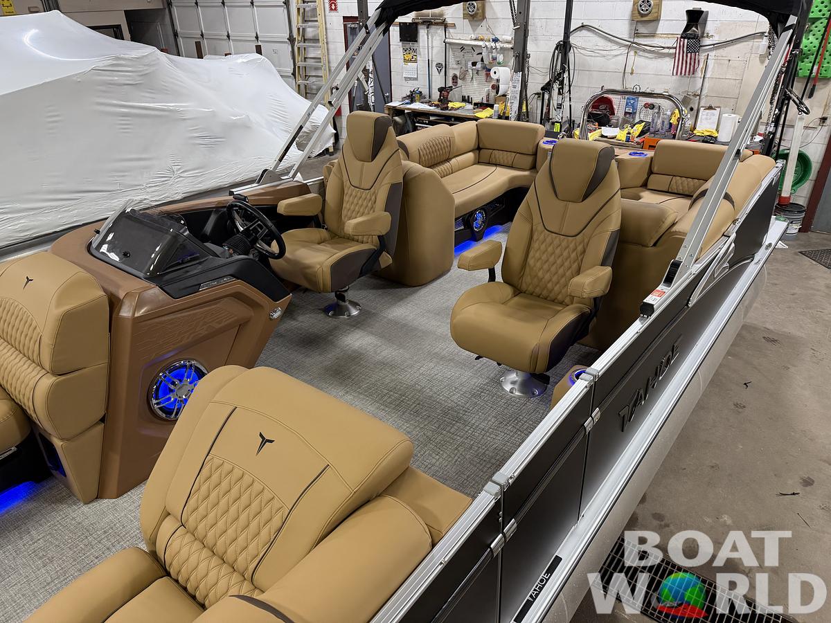 2025 Tahoe Pontoons Cascade 2385 Quad Lounge & Honda 4-Stroke EFI