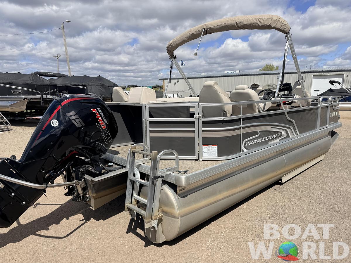 Used 2018 Princecraft Sportfisher 21 4-S Tritoon & 115HP Mercury ProXS -$32,995