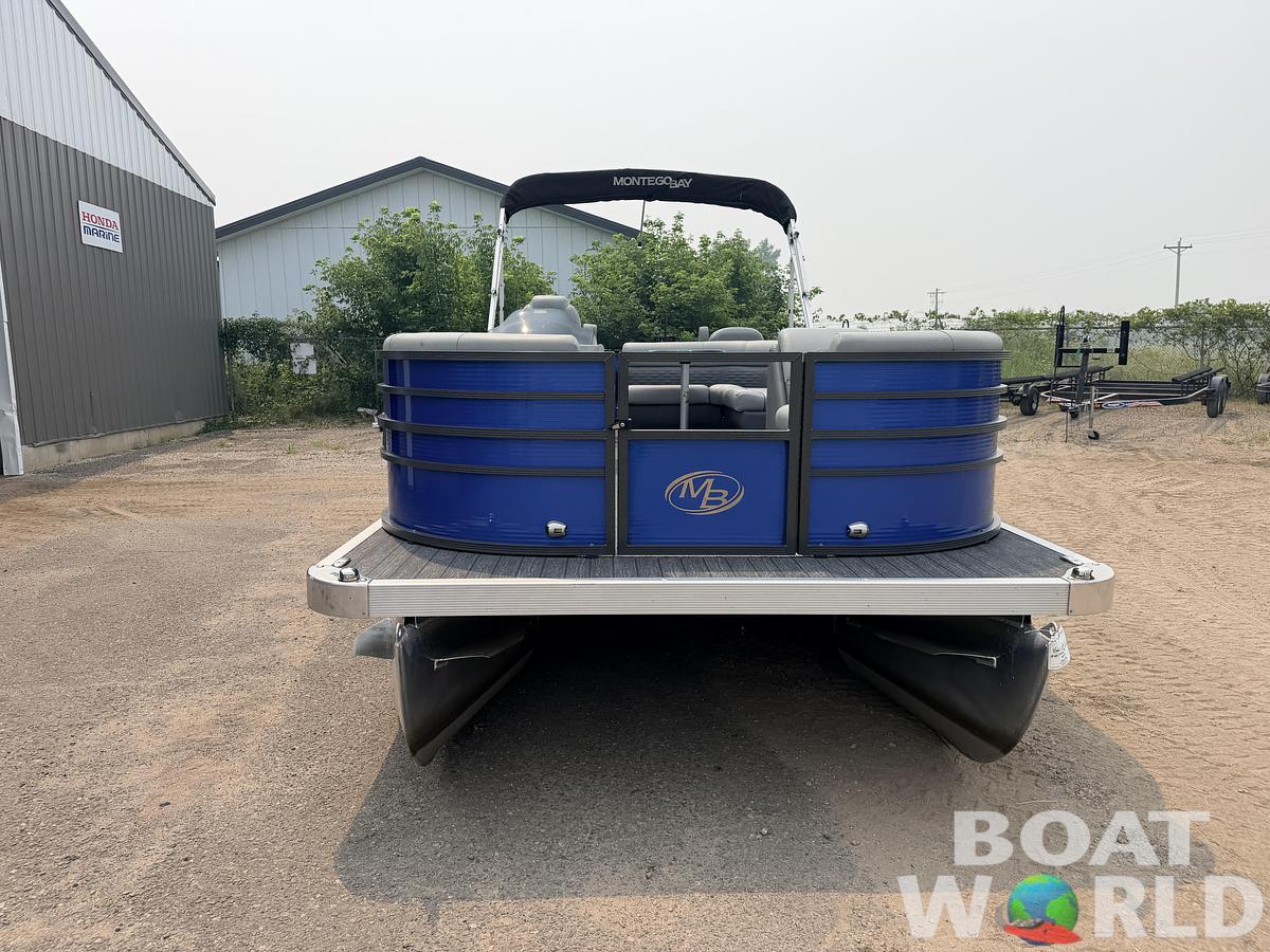 Used 2021 Montego Bay 8522 Fish & Cruise Deluxe Pontoon & 90HP Honda 4Stroke -$29,995