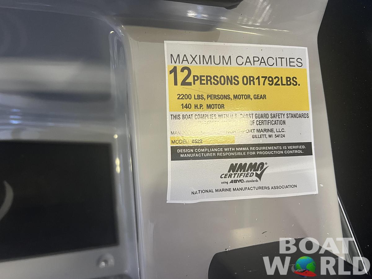 Used 2026 Montego Bay 8522 Quad Lounger BR Deluxe Pontoon