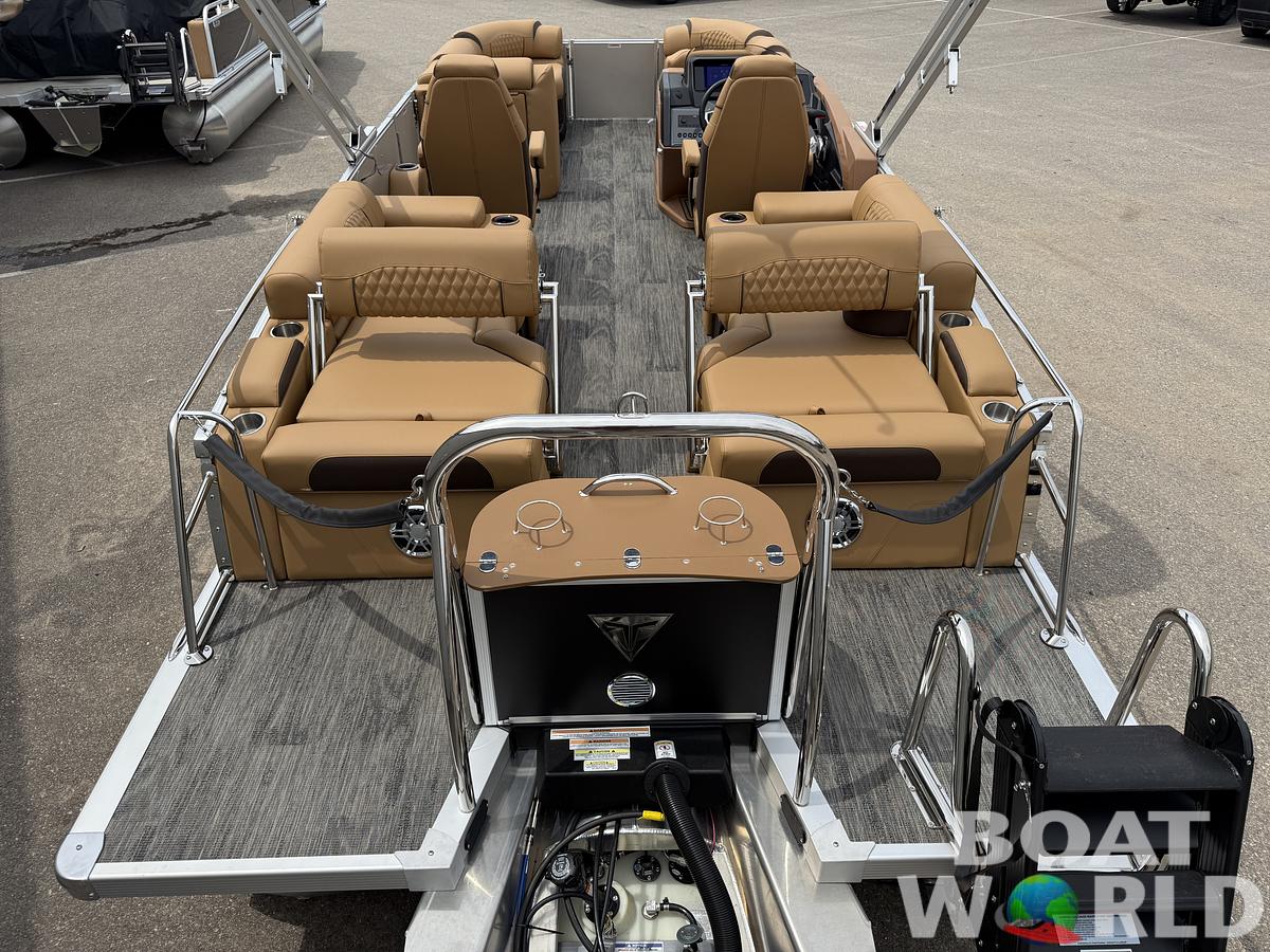 2025 Tahoe Pontoons Cascade 2385 Quad Lounge Shift Tritoon & Honda 4-Stroke EFI