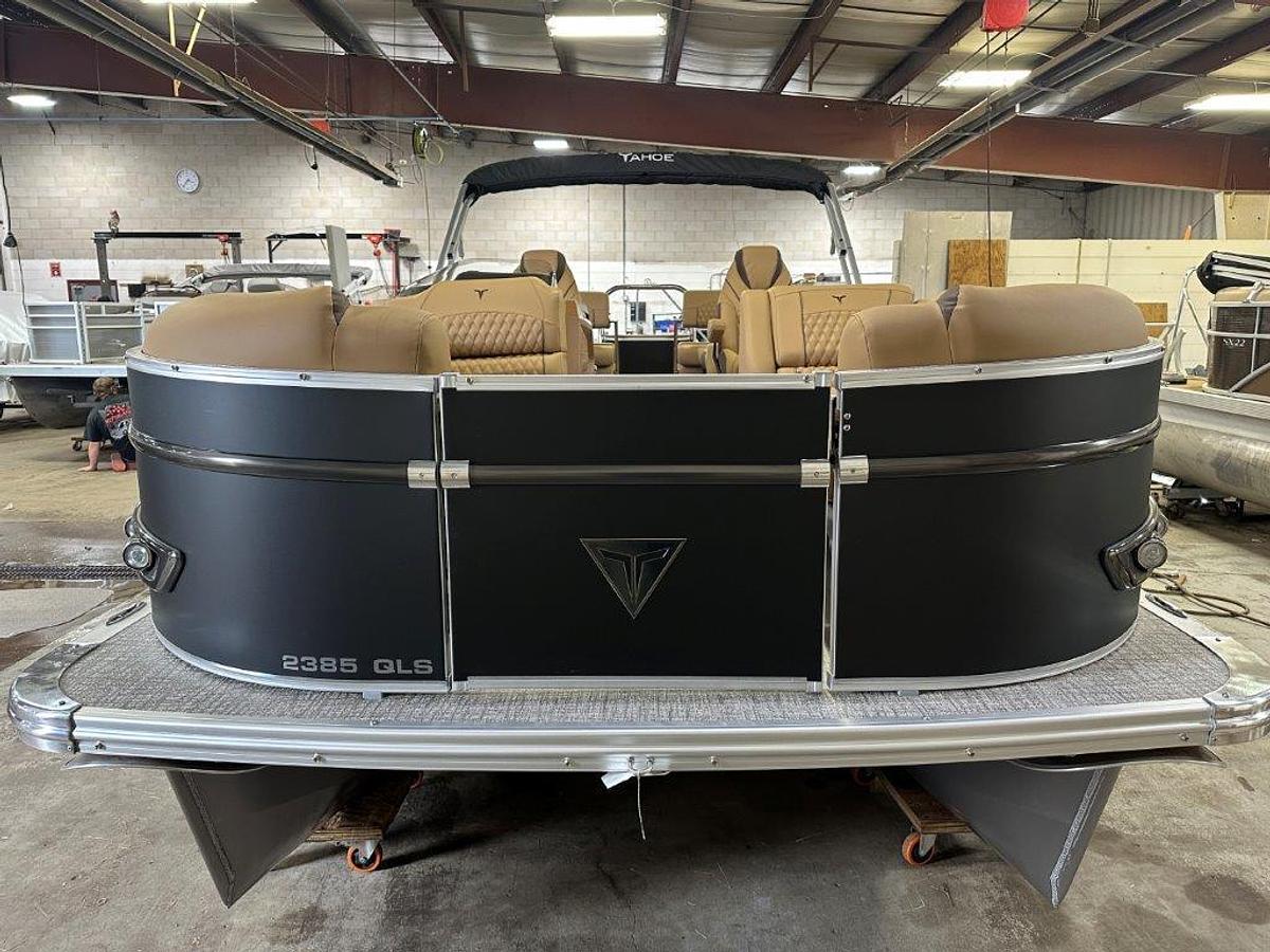 2025 Tahoe Pontoons Cascade 2385 Quad Lounge Shift SS Tritoon & Honda 4-Stroke EFI