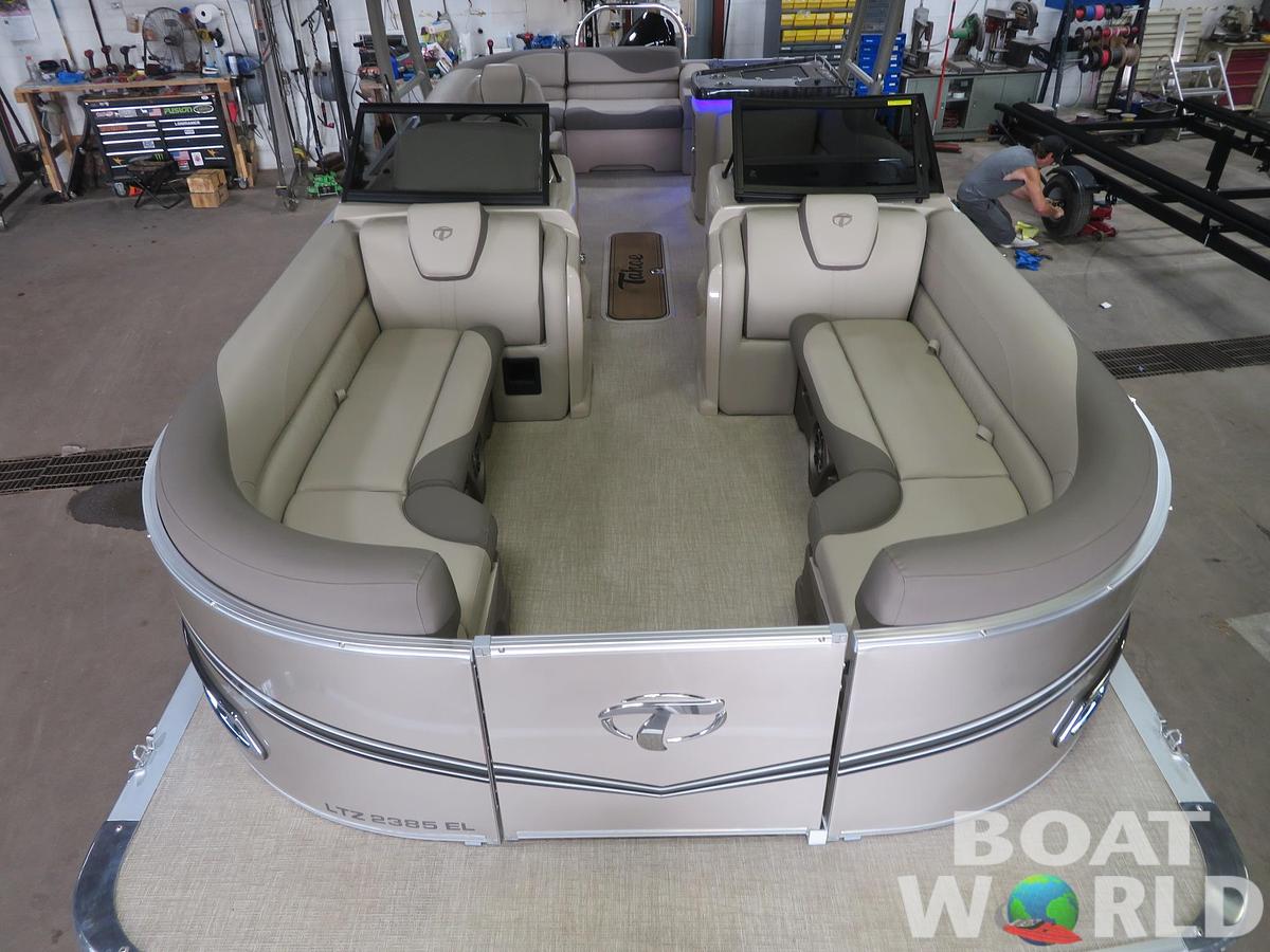 2024 Tahoe Pontoons LTZ 2385 Elite Windshield Tritoon & Suzuki 200HP 4-Stroke EFI
