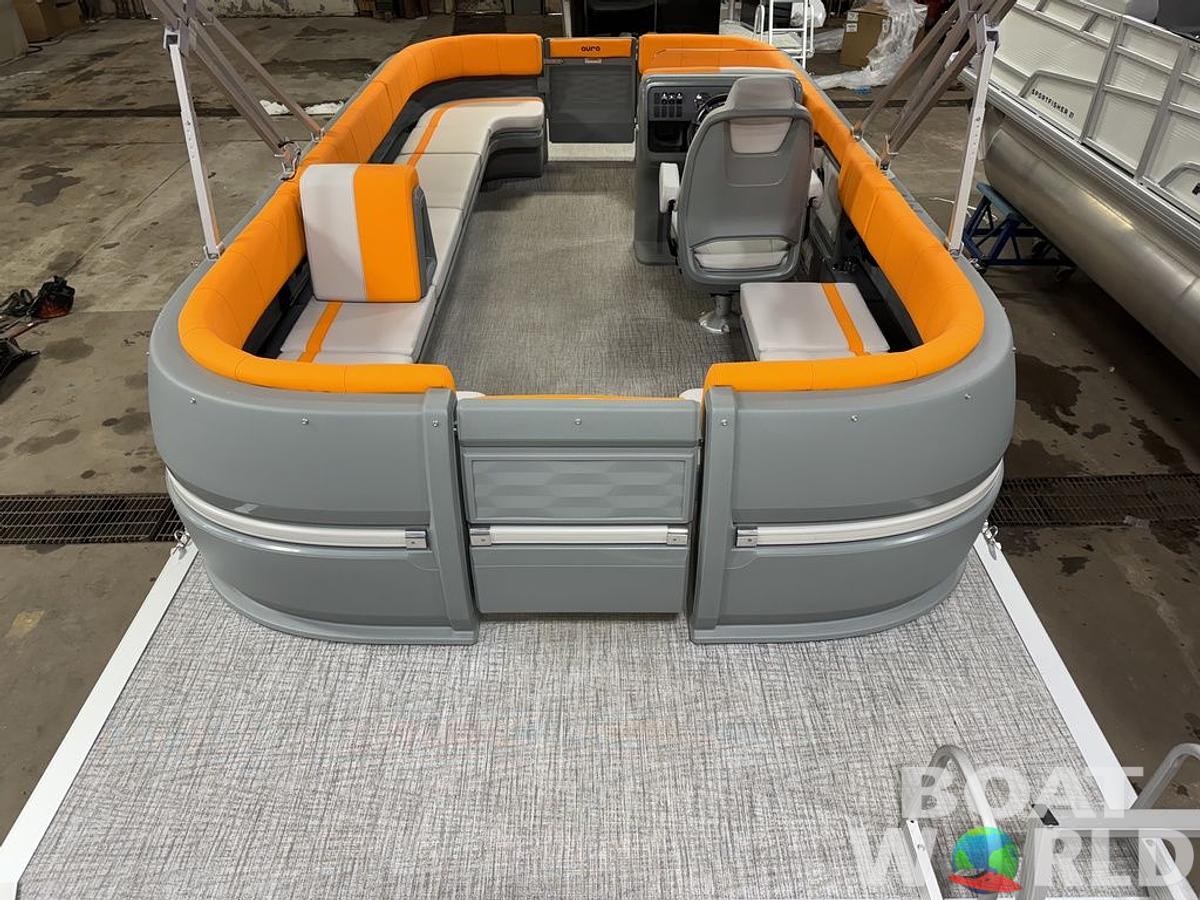 2025 Tahoe Pontoons Aura 2185 Quad Lounge & 90HP 4-Stroke EFI