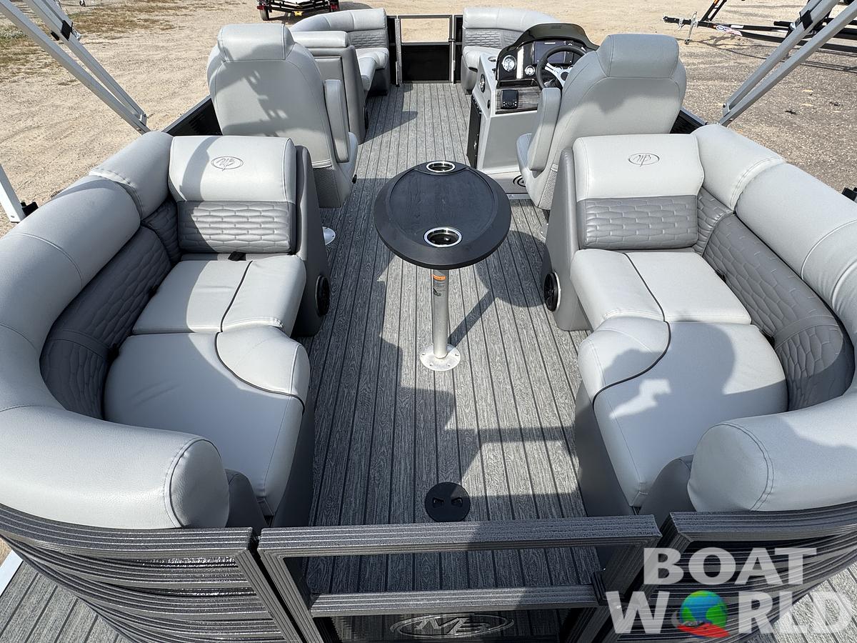 Used 2023 Montego Bay 8522 Quad Lounge Pontoon with 115HP Honda Fourstroke EFI
