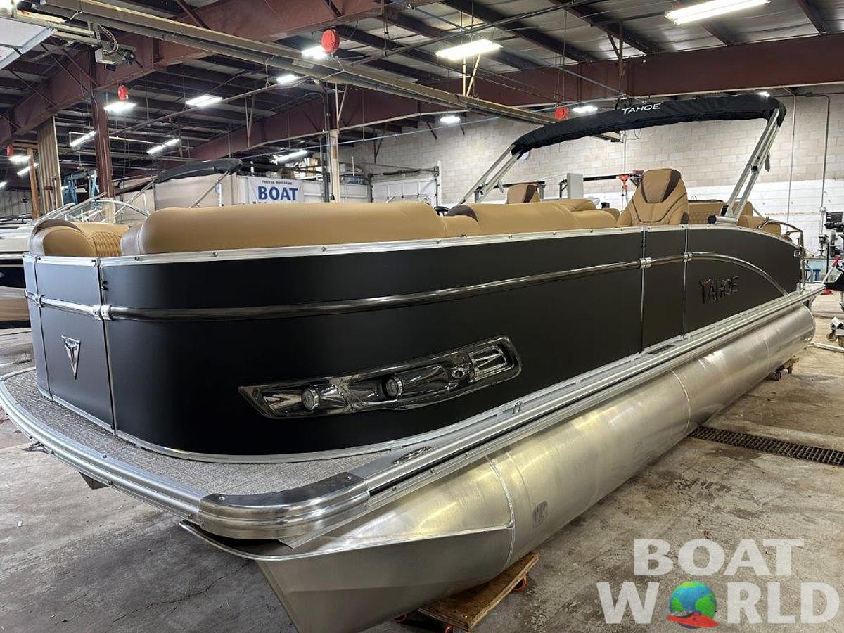 2025 Tahoe Pontoons Cascade 2385 Quad Lounge Shift SS & Honda 4-Stroke EFI