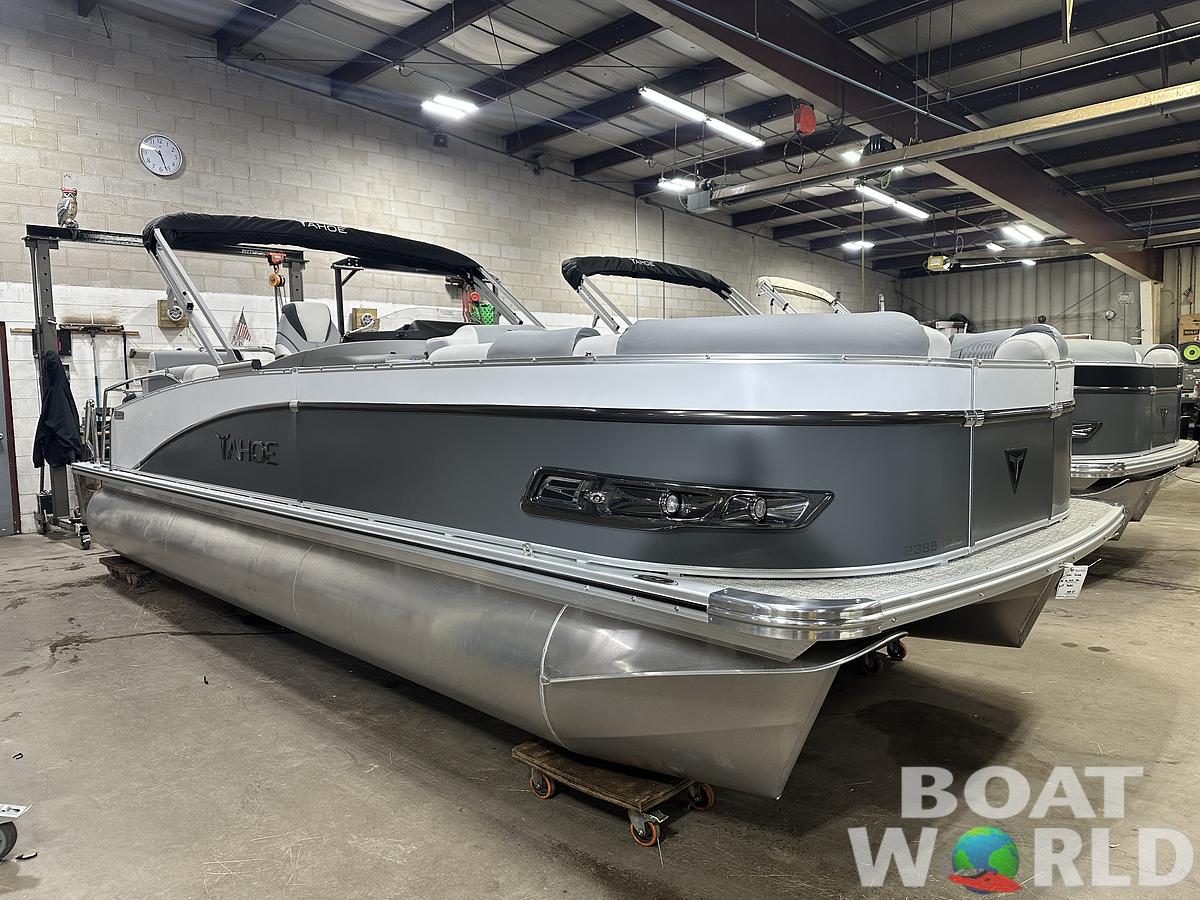 2025 Tahoe Pontoons Cascade 2385 Quad Lounge Shift Flip & Honda 4-Stroke EFI
