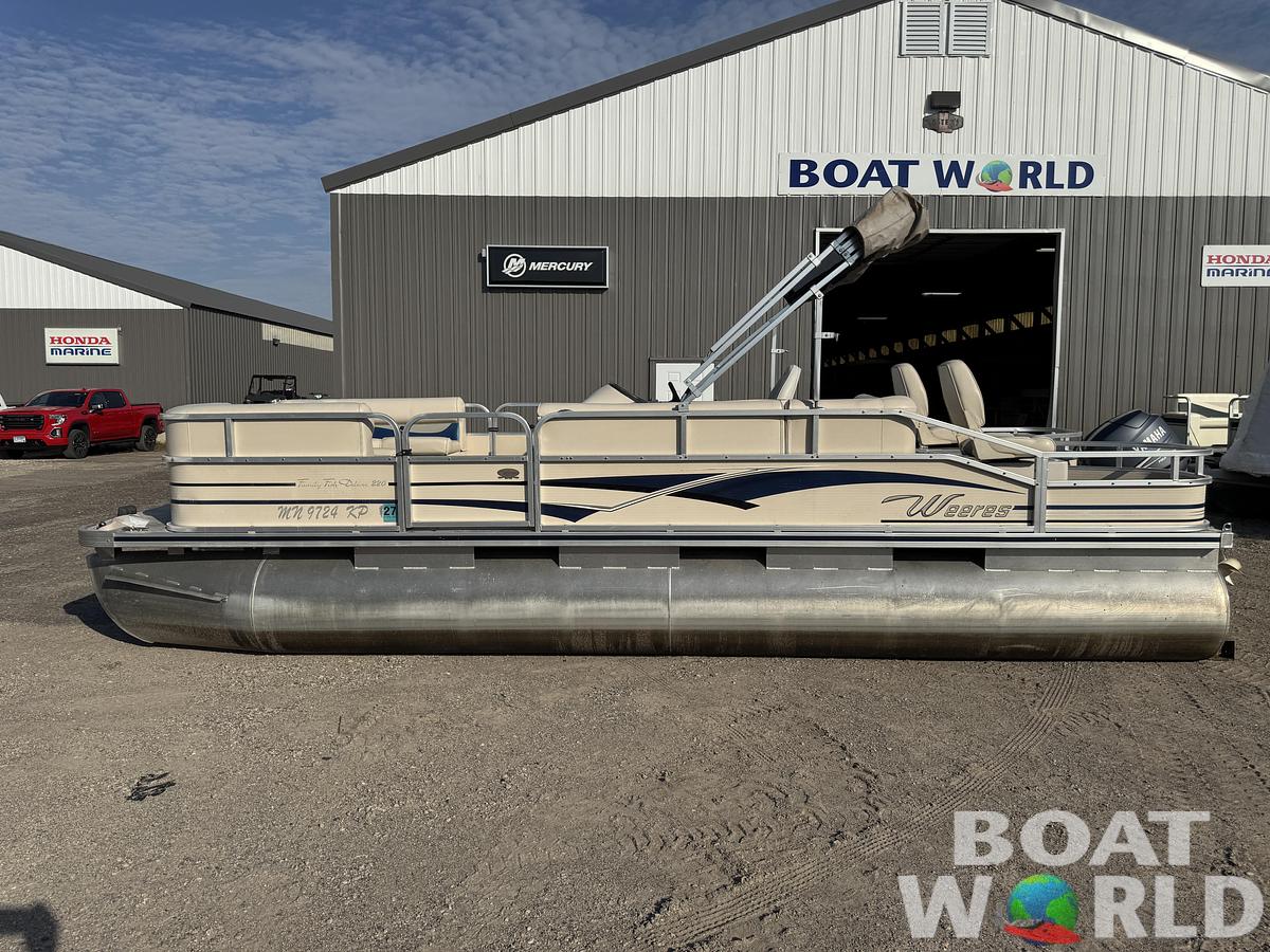 Used 2009 Weeres Family Fish Deluxe 220 Pontoon