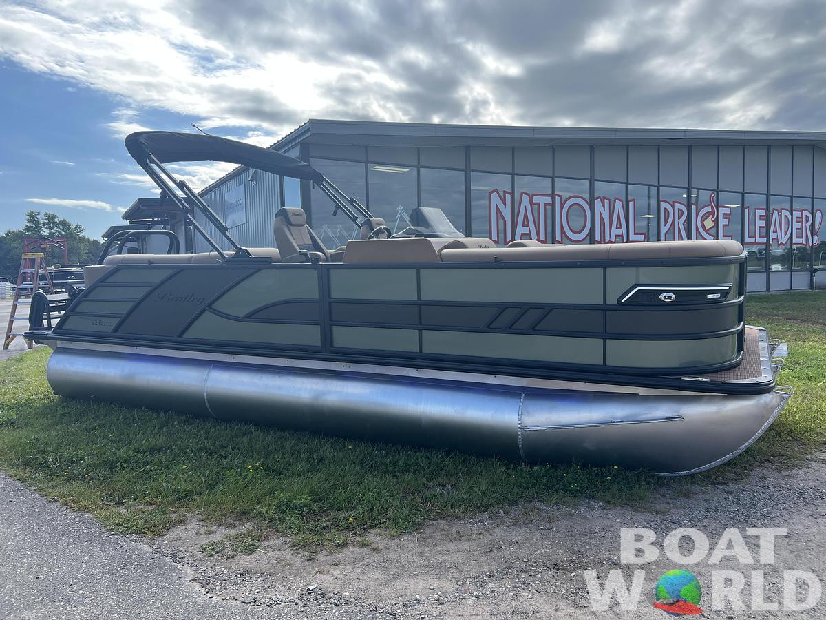 2026 Bentley Pontoons Elite 223 Admiral Quad Lounge Tritoon