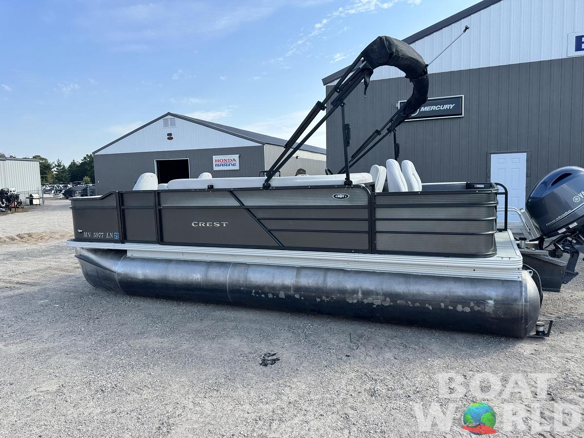 Used 2017 Crest  200 Pontoon with 115HP Yamaha Fourstroke EFI