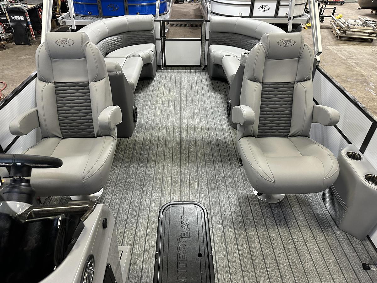 2023 Montego Bay TT8524 Quad Lounge 225HP Honda Tritoon Pontoon