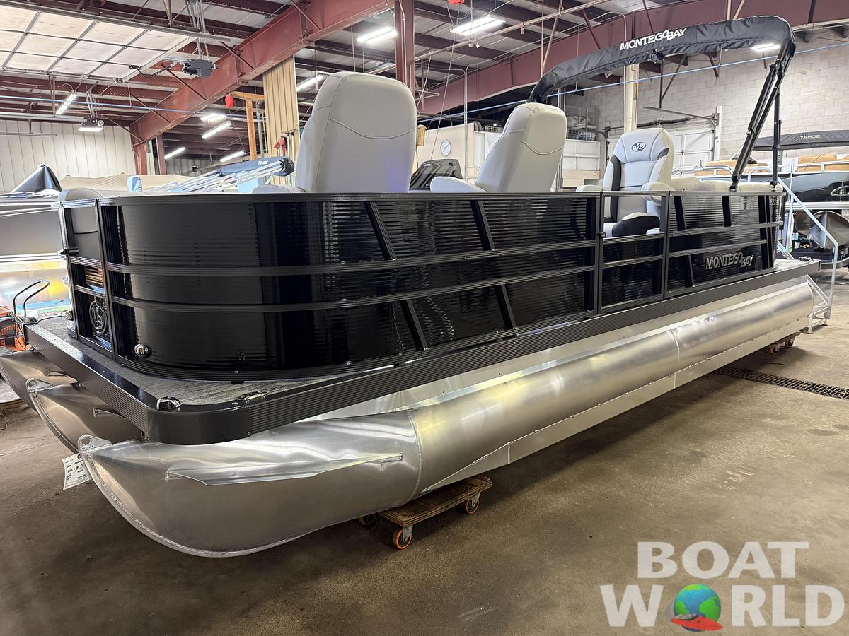2026 Montego Bay 8522 DL Quad Lounge Tritoon