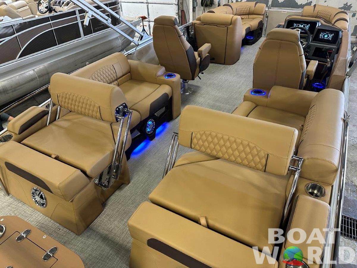 2025 Tahoe Pontoons Cascade 2385 Quad Lounge Shift SS & Honda 4-Stroke EFI