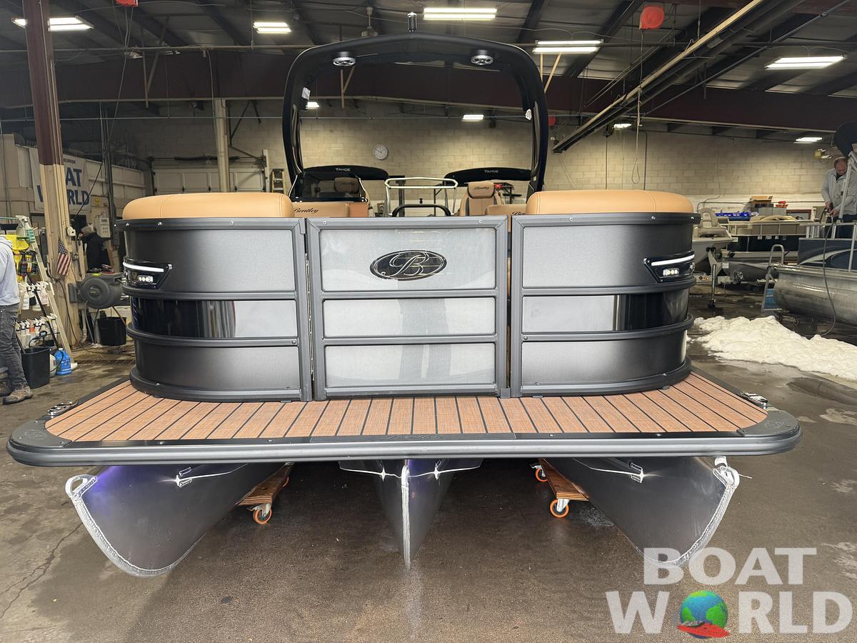 2026 Bentley Pontoons Elite 253 Admiral 350HP Quad Lounge Tritoon