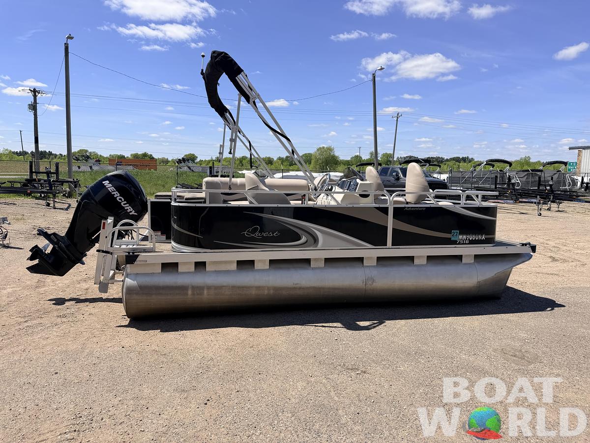 Used 2013 Qwest 7516 Adventure & 40HP Mercury 4Stroke - $16,995