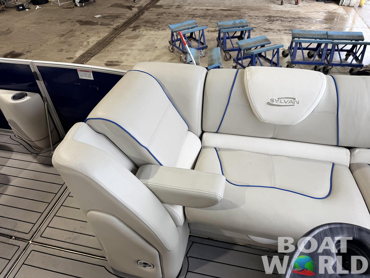 Used 2017 Sylvan S3 Rear Lounge with Sport Tower & 150HP Yamaha SHO VMAX - $39,995