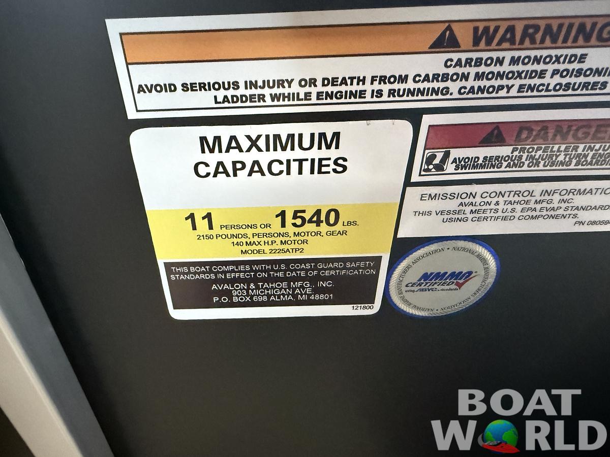 2026 Tahoe Pontoons Sport 2385 Swingback (VRB) & Honda 4-Stroke EFI