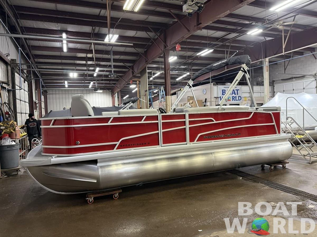 2025 Princecraft 21 Sportfisher 2-S Pontoon & Mercury 4-Stroke EFI
