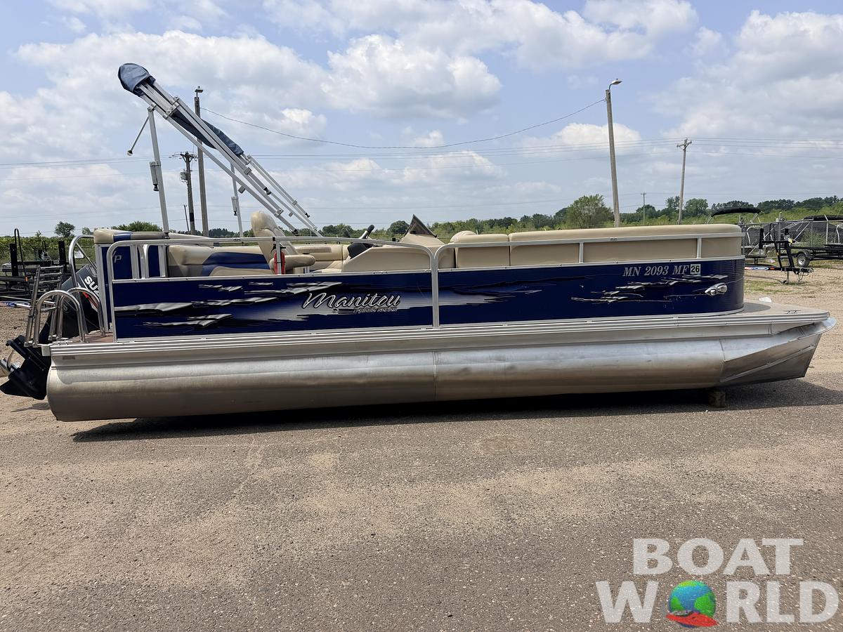 Used 2013 Manitou 220 Xplode VP Tritoon & 150HP Yamaha 4Stroke -$29,995