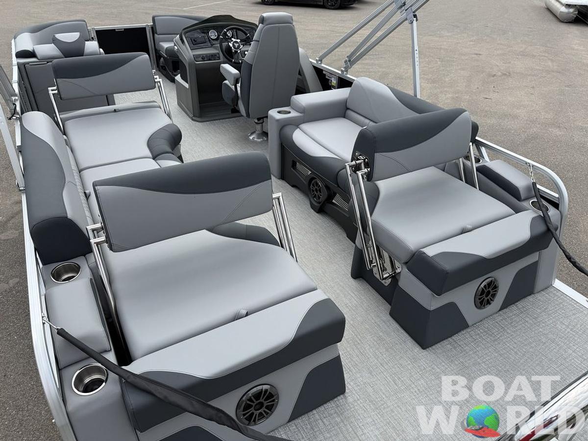 2025 Tahoe Pontoons LTZ 2385 Quad Lounge Shift Flip & Honda 4-Stroke EFI