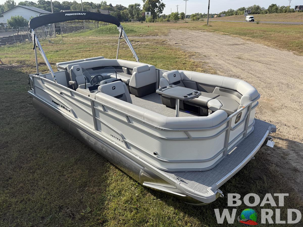 2026 Princecraft Vectra 21 Cruise Lounge Pontoon & Mercury 4-Stroke EFI