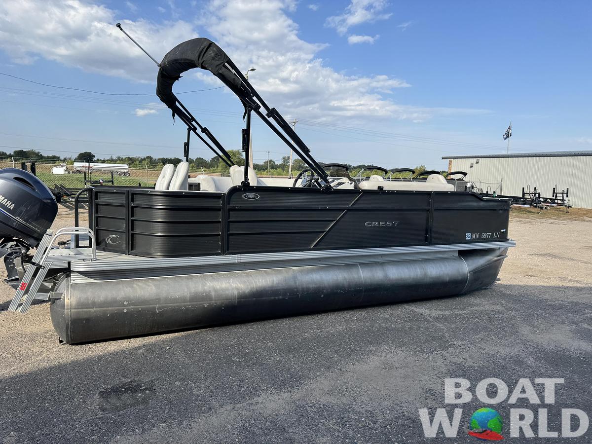 Used 2017 Crest  200 Pontoon with 115HP Yamaha Fourstroke EFI