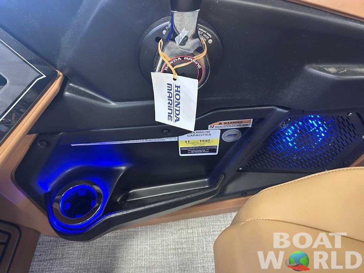 2025 Tahoe Pontoons Cascade 2385 Quad Lounge Shift SS & Honda 4-Stroke EFI