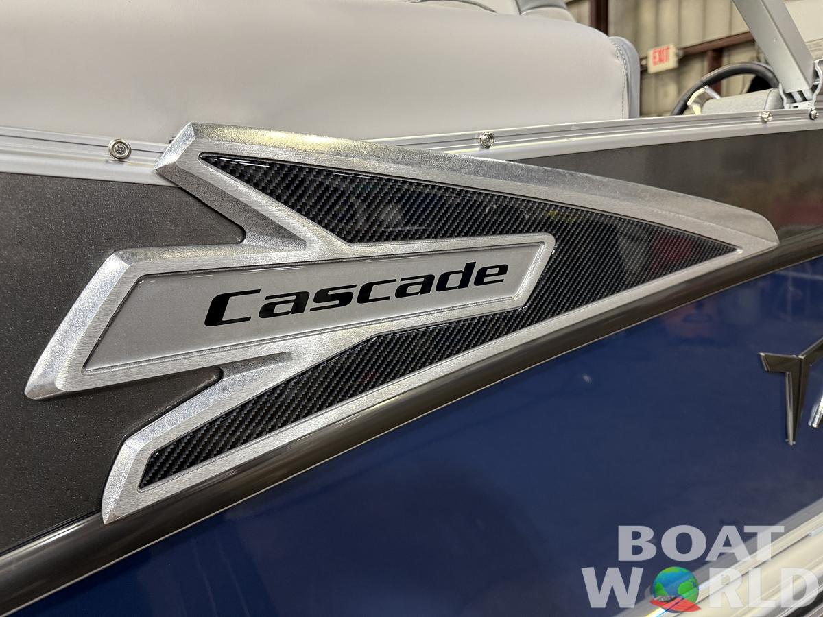 2025 Tahoe Pontoons Cascade 2385 Quad Lounge Tritoon & Honda 4-Stroke EFI