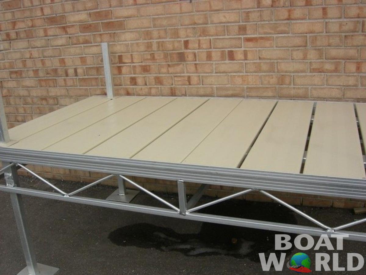 Aluminum Dock 12' Long Section with Aluminum Decking