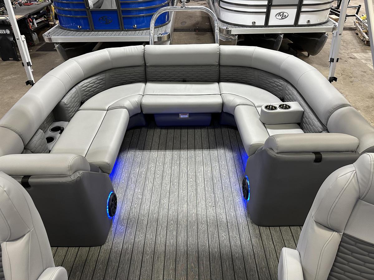 2023 Montego Bay TT8524 Quad Lounge 225HP Honda Tritoon Pontoon