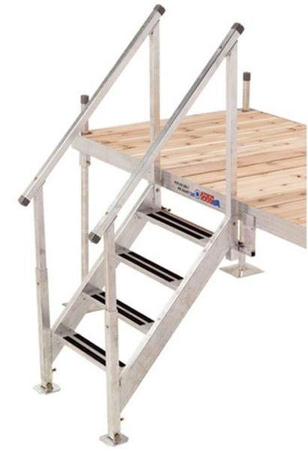 New Dock Accessories Adjustable Dock Steps for Sale at Boat World