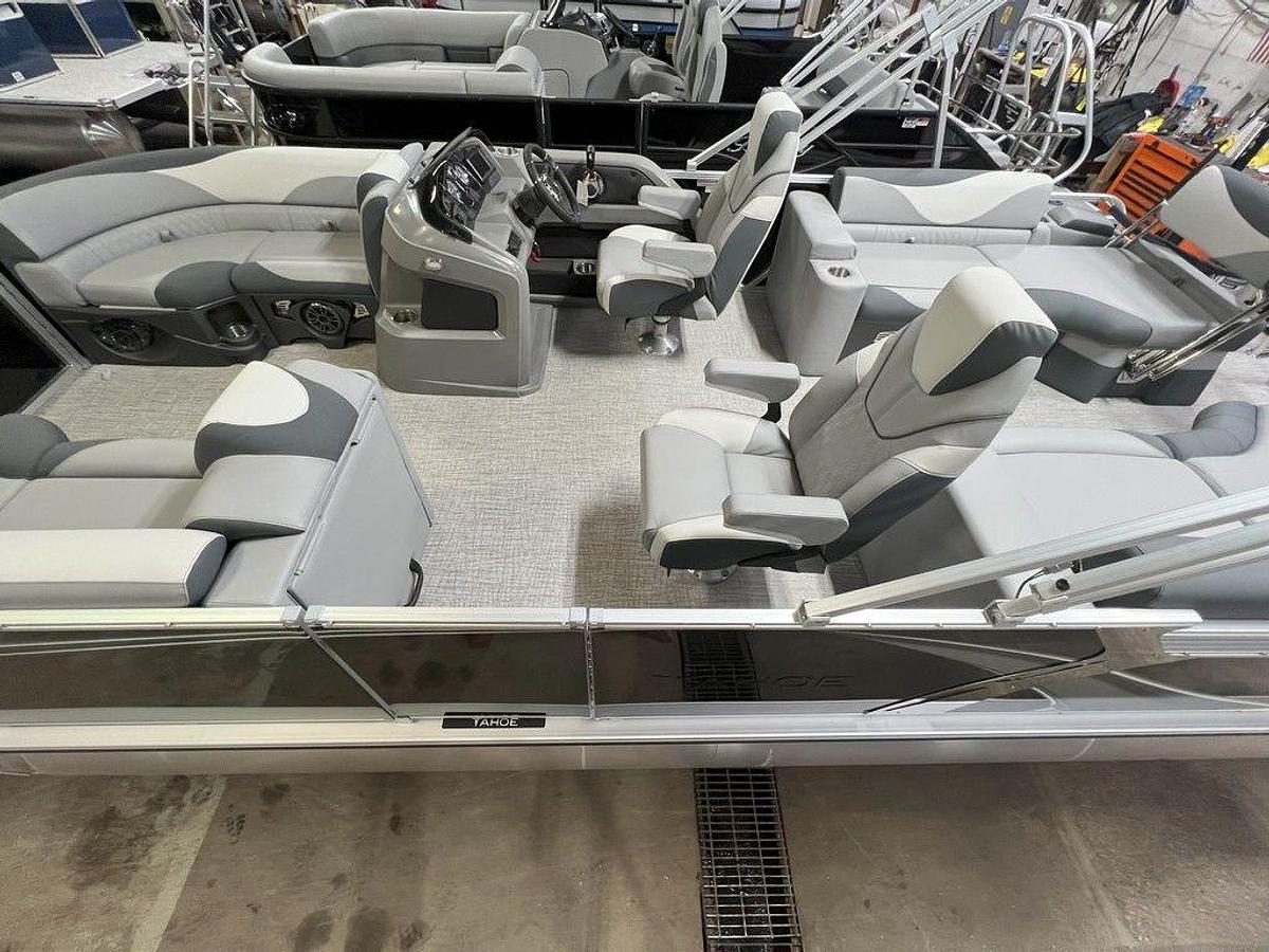 2025 Tahoe Pontoons LTZ 2385 Quad Lounge Shift SS & Honda 4-Stroke EFI